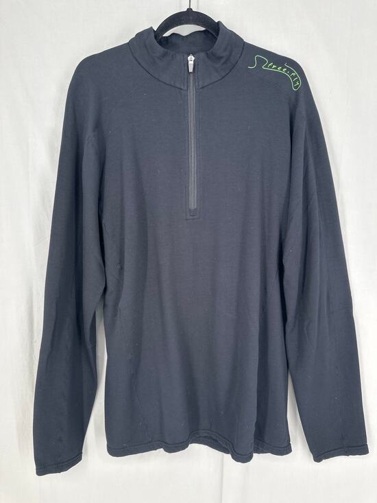Free Fly Other - Free Fly Jacket Men XL Black 1/4 Zip Pullover Stretch Performance Bamboo Outdoor